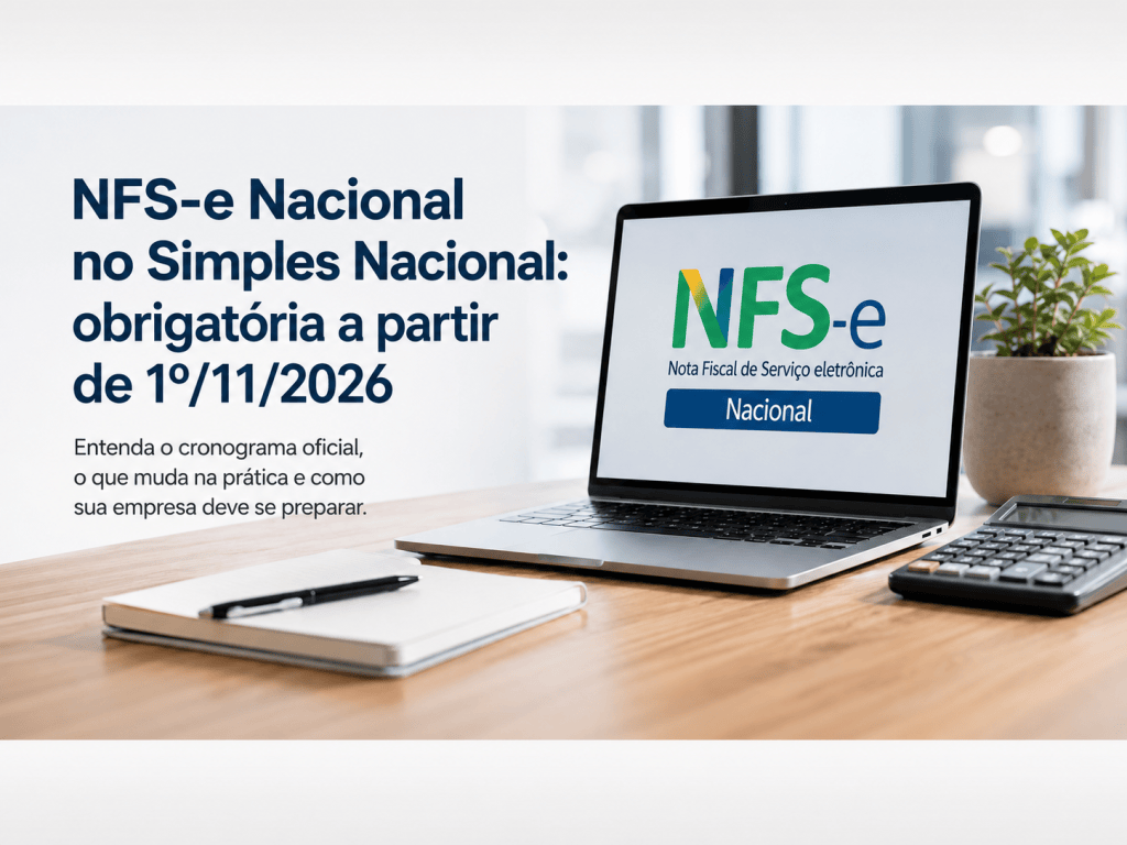 NFS-e Nacional obrigatória para empresas do Simples em novembro de 2026: o que&nbsp;muda?