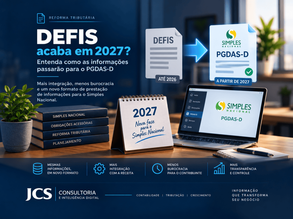 Contador analisando a incorporação da DEFIS ao PGDAS-D em 2027